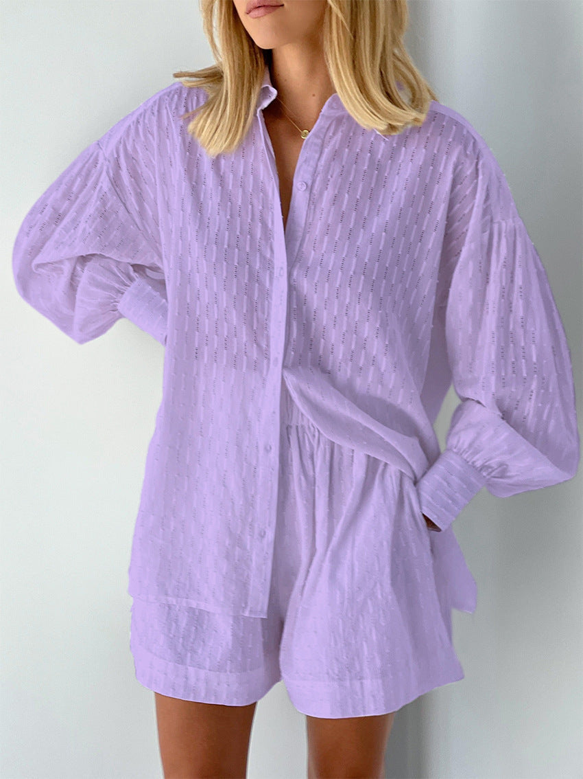 Elizabeth - Luftiges Shirt- und Shorts-Set