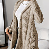 Chloe™ - Plüsch-Hoodie-Cardigan