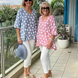 Chloe™ - Stylische V-Ausschnitt Bluse