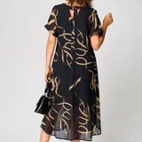 Hanna™ - Elegantes Chiffonkleid