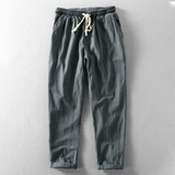 Giles | Men's Long Trousers with Drawstring and Pockets