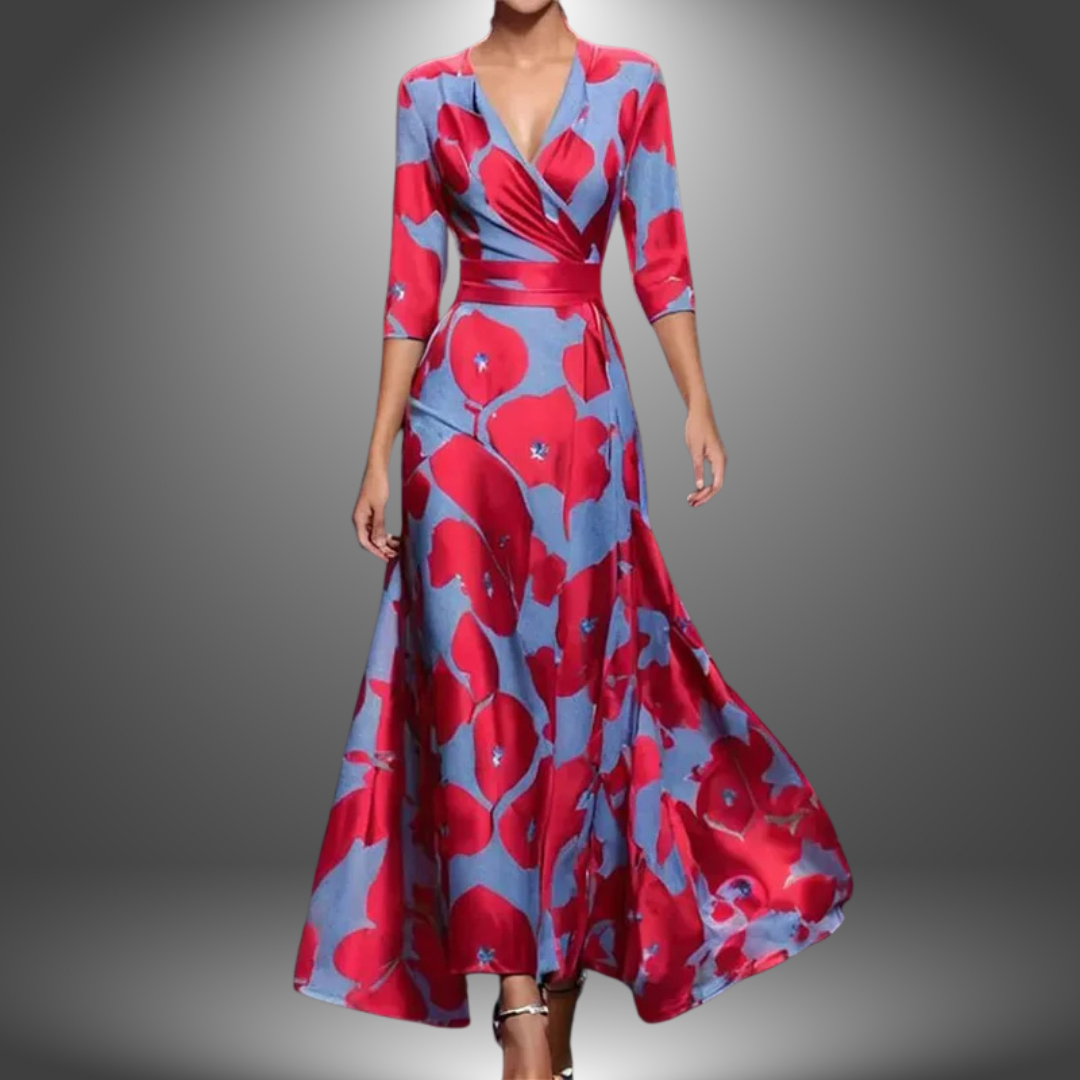 Saffie - Bedrucktes Wickelkleid
