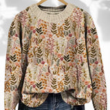 Eleonora - Bequemer geblümter Pullover