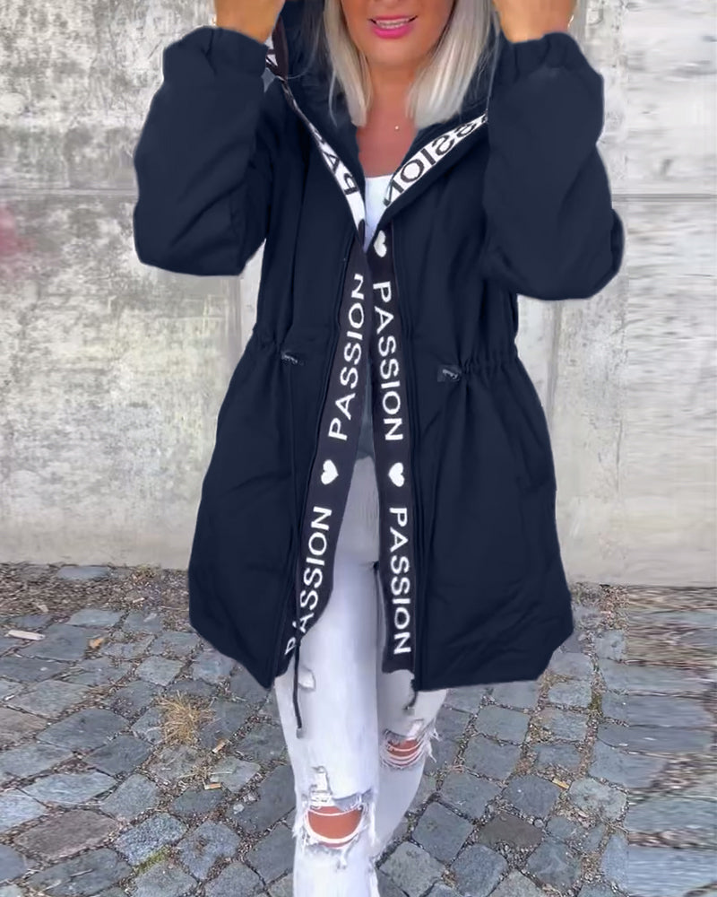 Alexa™ - Lässiger Mantel mit Kapuze