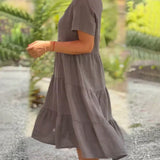 Bexley - Lässiges Sommer V-Ausschnitt Kleid