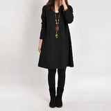 Mila - Elegantes Kleid Mit Einer Tasche