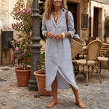 Nichole™ Schickes Gestreiftes Sommerkleid