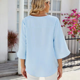 CARA - V-Ausschnitt Bluse