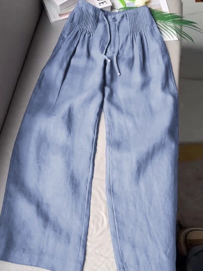 Camille | Damen weite Hose mit Tunnelzug