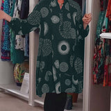 Marlene™ - Lässiges Kleid mit geometrischem Druck