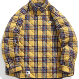 Vintage Baumwoll-Padded Jacke