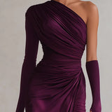 Rhianna™ Chic Maxikleid mit Ärmeln