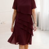 Linda | Elegantes Komfort-Rüschendress