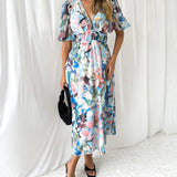Sofie™ - Elegantes Geblümtes Kleid