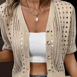 Kendall™ - Trendy Kurzarm-Cardigan