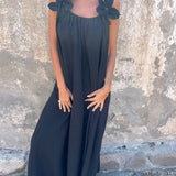 Stacey™ - Geblümtes Kleid mit U-förmigem Ausschnitt
