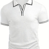 Emilio™ - Herren maßgeschneiderte gerippte Polo