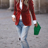 Julissa™ - Eleganter Samt-Blazer
