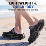 Herren Leichte 2-in-1 Sandalen – Rutschfest, Atmungsaktiver Komfort mit Dicke EVA-Sohle