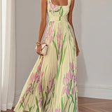 Mary™ - Elegantes Plissee-Maxikleid