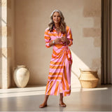 Elvina - Bedrucktes Wickelkleid