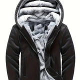 Noah - Warme Herren Fleecejacke Mit Kapuze