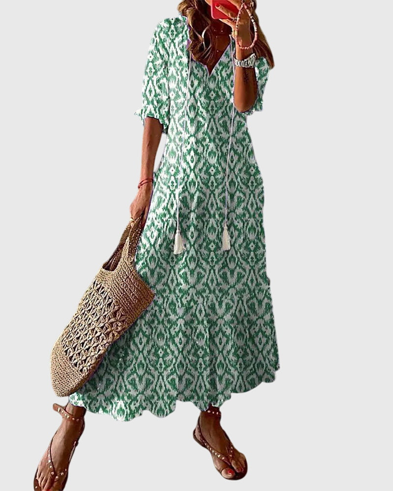 Amalia™ | Retro Bohemian Sommerkleid