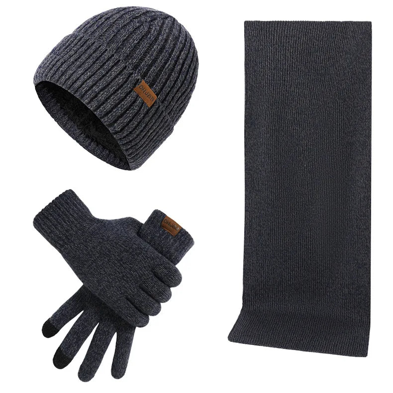 Tough Winter Set mit Mütze, Schal und Handschuhen