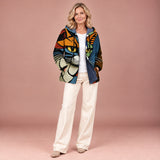 Sophie – Jacke mit abstraktem Katzenmotiv