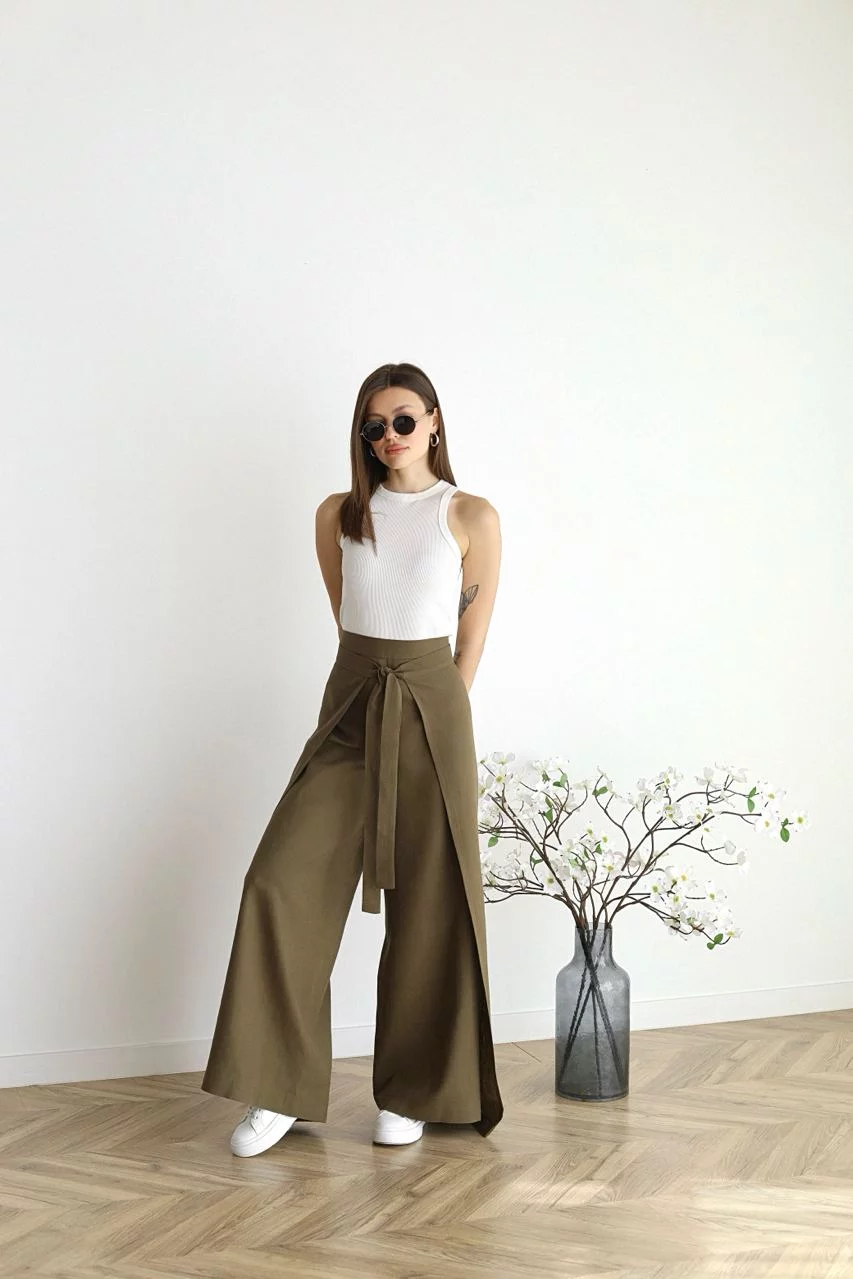 Marika™ - Weite Leinenhosen