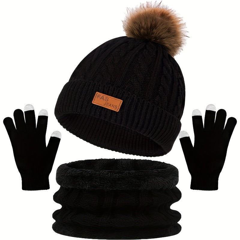 Winterset Mütze und Handschuhe für Damen