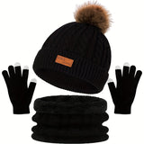Winterset Mütze und Handschuhe für Damen