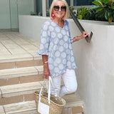 Beth™ | Stilvolle V-Ausschnitt Bluse