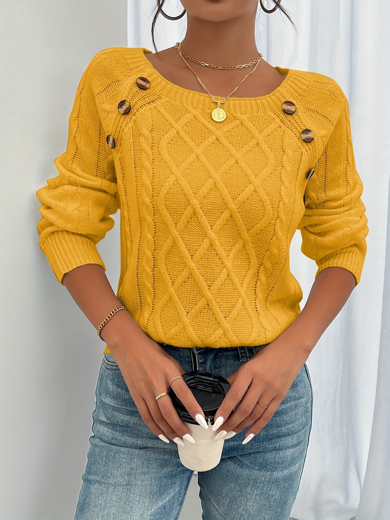 Marlene™ - Damenpullover mit Rundhalsausschnitt