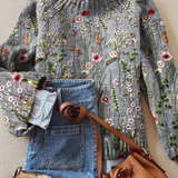 Abigail | Zeitloser Vintage Floral Strickpullover