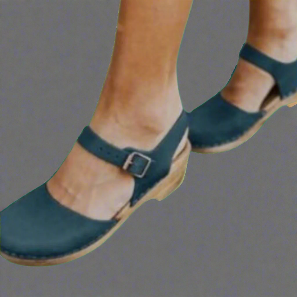 Laura | Damen Gemütliche Baotou Plattform Sandalen