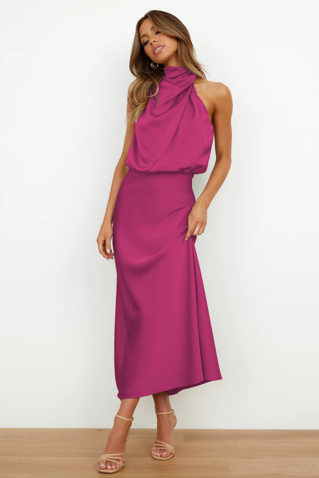Carlina | Damen Ärmelloses Maxikleid