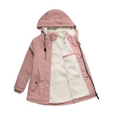AMINA™ - Isolierte Winterjacke mit Kapuze und gestepptem Futter für ultimativen Wärmekomfort