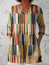 Mirjam | Lange Bluse mit V-Ausschnitt
