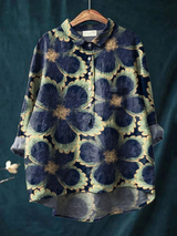 Martha | Legere Damenbluse im floralen Vintage-Stil