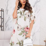 Camila™ – Elegantes Blumen-Chiffonkleid
