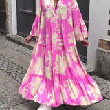 Diana™ - Bequemes Patchwork-Maxikleid