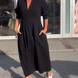 Karolin | Bequemes Langes Kleid
