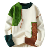 Francesca - Gemütlicher Patchwork Pullover