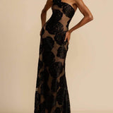 Luna - Blumen Maxikleid