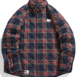 Vintage Baumwoll-Padded Jacke