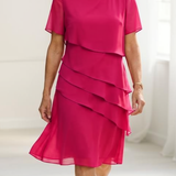 Linda | Elegantes Komfort-Rüschendress