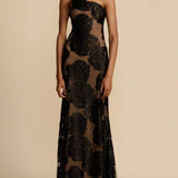 Luna - Blumen Maxikleid