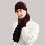 Cooles Winter-Set mit Mütze, Schal und Handschuhen