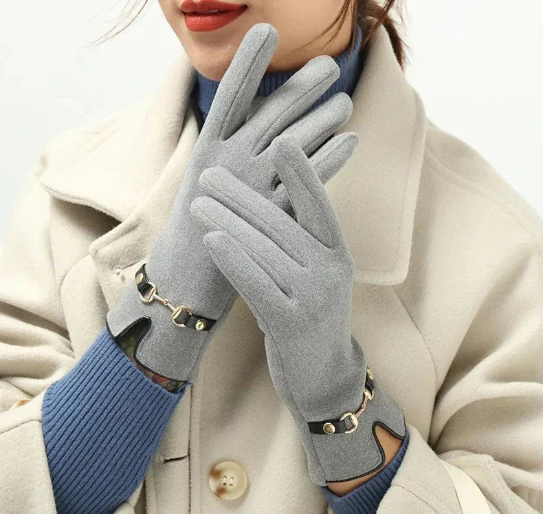 Damen Vintage Winterhandschuhe